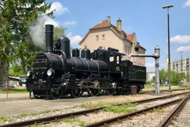 Südbahn Nr. 415 Fotografie der Botschafter-Lokomotive Österreichs "Südbahn Nr. 415"
