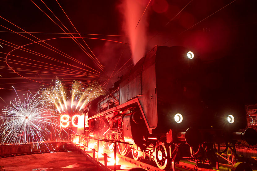 Abschlussveranstaltung der großen Schienenkreuzfahrt anlässlich des Jubiläums "90 Jahre Schnellzug-Dampflokomotive Baureihe 01"